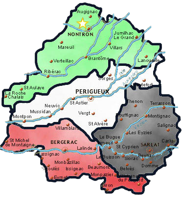 carte des prigords
